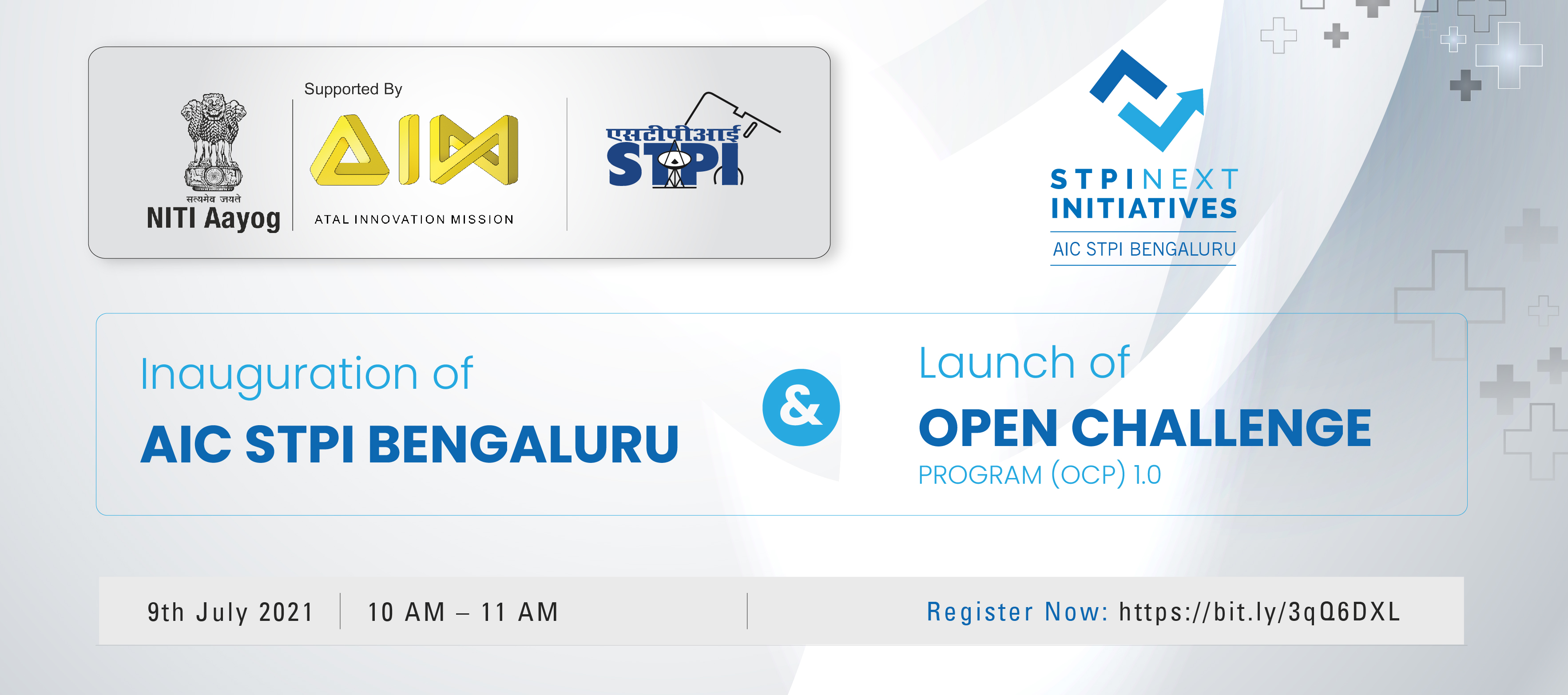 Inauguration of AIC STPI BENGALURU & Launch of Open Challenge Program (OCP) 1.0