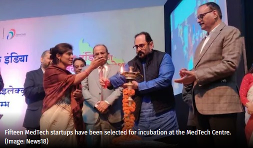 Union Minister of State inaugurated Medtech Center of Entrepreneurship (COE) in Lucknow